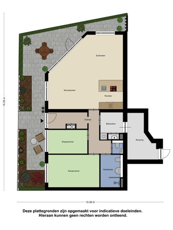 Floorplan - Seramstraat 50, 8022 NN Zwolle