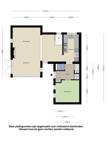 Floorplan - Hardesteinstraat 10, 8012 ET Zwolle