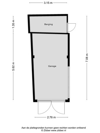 Floorplan - Carry van Bruggenstraat 12, 8023 CL Zwolle