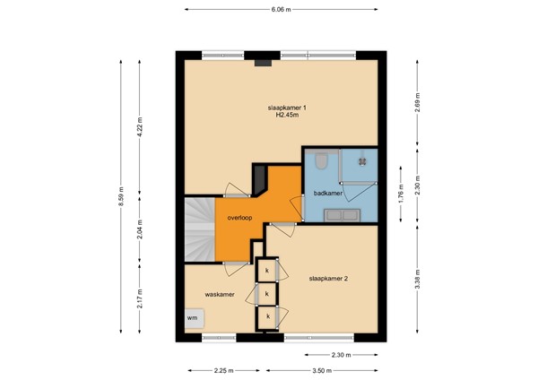 Floorplan - Heilige Stoel 4810, 6601 VS Wijchen