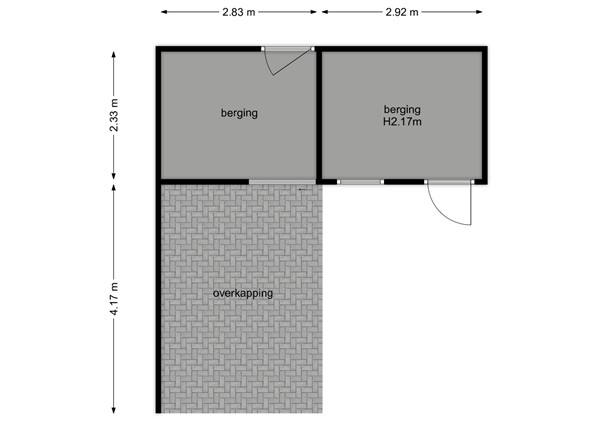 Floorplan - Korenbloemstraat 5, 6611 DH Overasselt