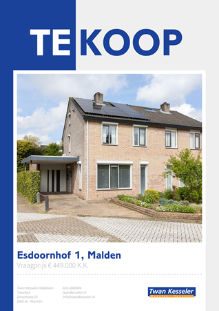 Brochure preview - Esdoornhof 1, 6581 NK MALDEN (1)