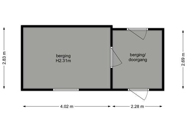 Floorplan - Meidoornhof 14, 6584 BS Molenhoek
