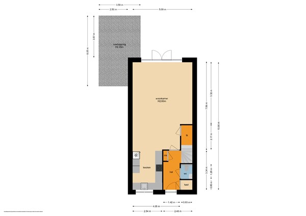 Floorplan - Joannes Van Den Broekstraat 9, 6582 ED Heumen