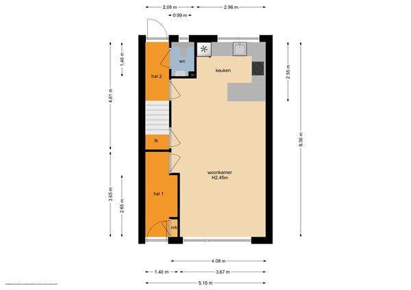 Floorplan - Elsland 1404, 6605 KL Wijchen