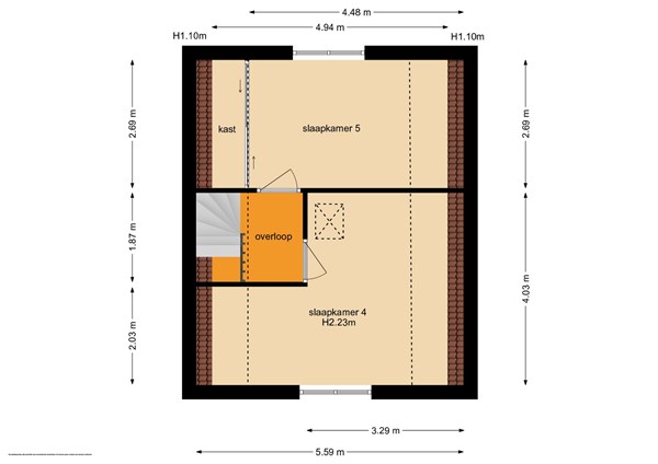 Floorplan - Rozenstraat 28, 6581 XR Malden