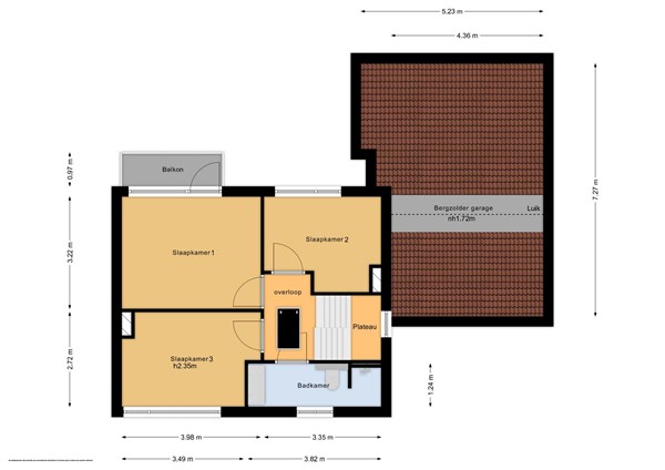 Floorplan - Zilverbergweg 29, 6611 BA Overasselt