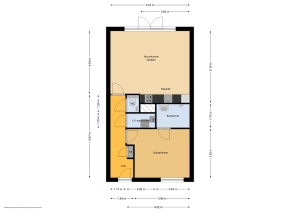 Floorplan - Bezembinder 18, 6562 JN Groesbeek