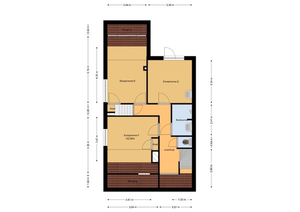 Floorplan - De Hosterd 3, 6582 CA Heumen