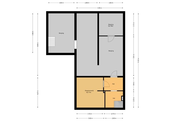 Floorplan - De Hosterd 3, 6582 CA Heumen