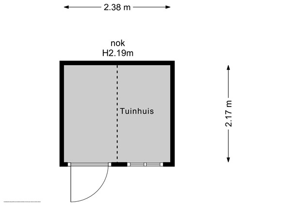 Floorplan - Kruisbergsestraat 57, 6611 AH Overasselt