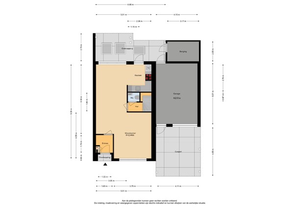 Floorplan - Beukenhof 7, 6581 PJ Malden