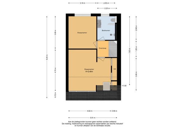 Floorplan - Beukenhof 7, 6581 PJ Malden