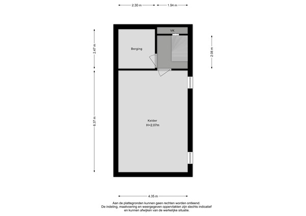 Floorplan - Dorpstraat 17, 6582 AK Heumen