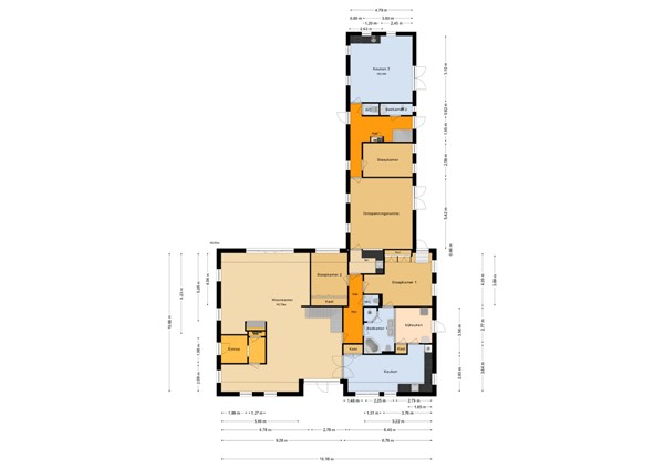 Floorplan - Worsumseweg 14, 6611 KT Overasselt