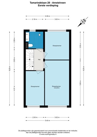 Tamarindelaan 28, 1187 EM Amstelveen - Tamarindelaan 28 - Amstelveen - Eerste verdieping - 2D.jpeg