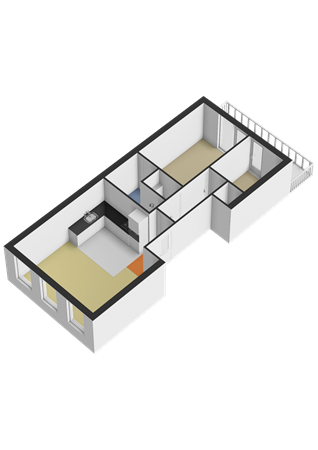 Wibautstraat 50D, 1091 GN Amsterdam - Eerste verdieping - 3D.png