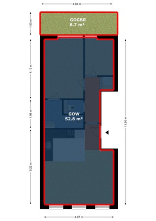 Wibautstraat 50D, 1091 GN Amsterdam - Eerste verdieping - markings.jpg