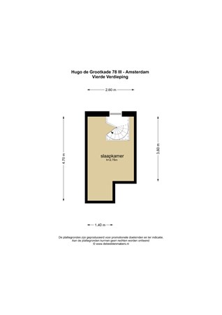 Hugo de Grootkade 78-3, 1052 LX Amsterdam - 