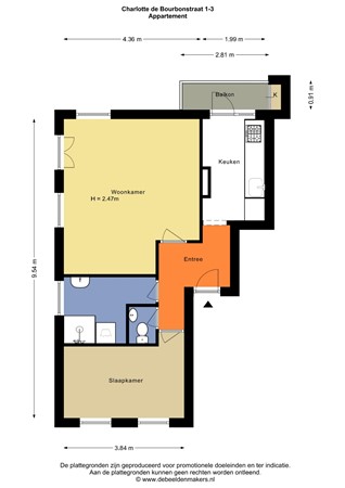 Charlotte de Bourbonstraat 1-3, 1055 WN Amsterdam - 