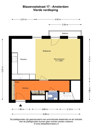 Blauwvoetstraat 17, 1061 BM Amsterdam - Vierde verdieping - 2D.jpg