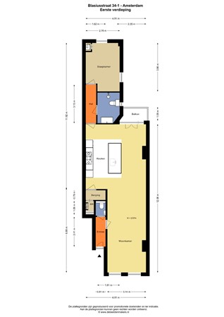Blasiusstraat 34-1, 1091 CS Amsterdam - Eerste verdieping - 2D.jpg