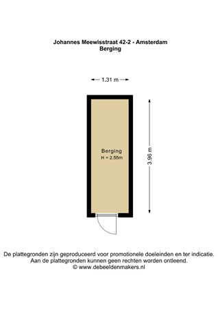 Johannes Meewisstraat 42-2, 1063 CH Amsterdam - Berging - 2D.jpg