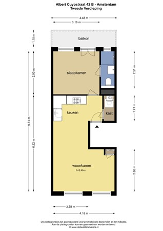 Albert Cuypstraat 42B, 1072 CV Amsterdam - 