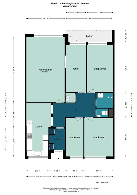mediumsize floorplan