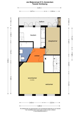 Jan Maijenstraat 21-2, 1056 SE Amsterdam - 
