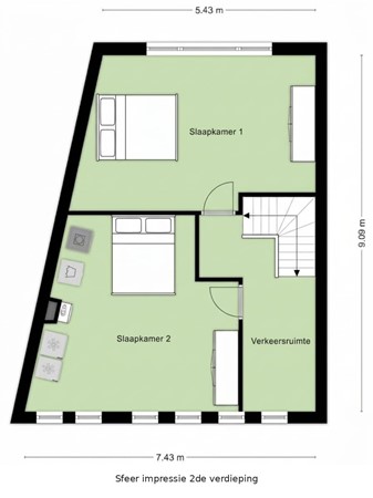Jungstraat 2F, 2037 KM Haarlem - 