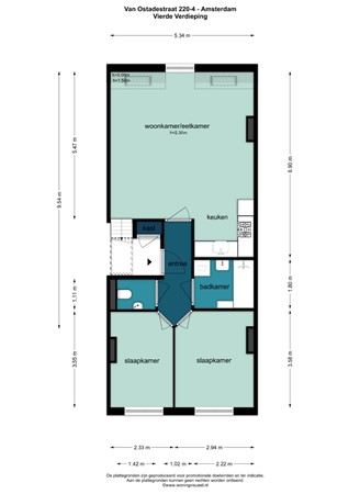 Van Ostadestraat 220-4, 1073 TT Amsterdam - 