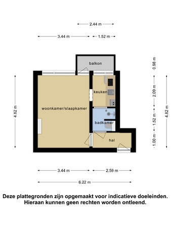 Floorplan - Walchersestraat 100C, 3083 NT Rotterdam
