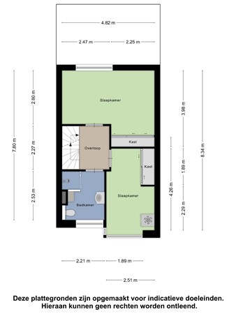 Floorplan - Amerongenstraat 33, 2546 VV Den Haag