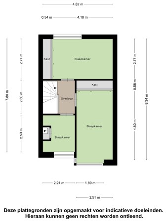 Floorplan - Amerongenstraat 33, 2546 VV Den Haag