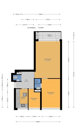 Burgemeester Keijzerlaan 135, 2262 BE Leidschendam - burgemeester_ke_4e_verdieping_first_design_20251005_6ee89f.jpg