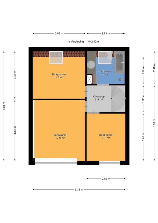 mediumsize floorplan