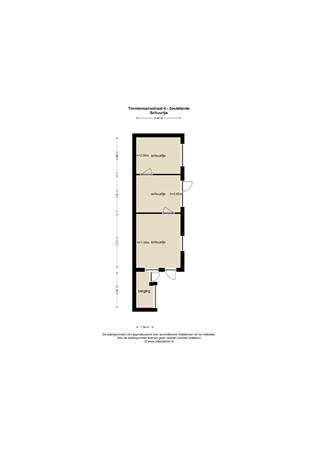 Floorplan - Timmermansstraat 4, 4374 AS Zoutelande