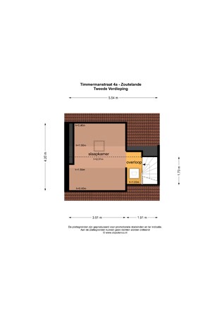 Floorplan - Timmermansstraat 4A, 4374 AS Zoutelande