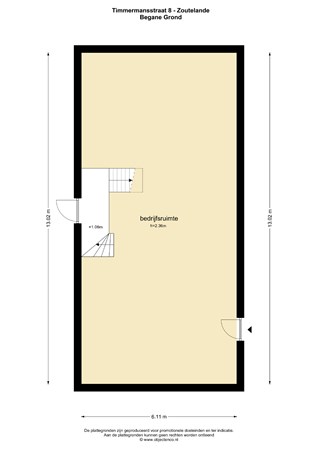 Floorplan - Timmermansstraat 4A, 4374 AS Zoutelande