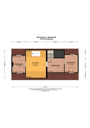 Floorplan - Noordstraat 7, 4361 BK Westkapelle