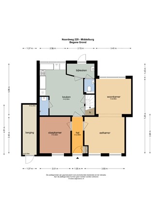Floorplan - Noordweg 229, 4333 GG Middelburg