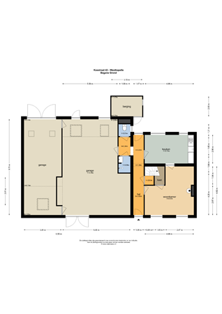 Floorplan - Koestraat 43, 4361 BG Westkapelle