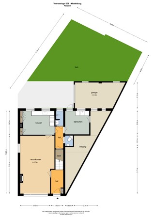 Floorplan - Veersesingel 238, 4332 TH Middelburg