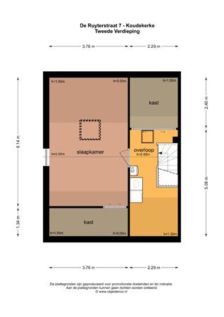 Floorplan - de Ruyterstraat 7, 4371 BA Koudekerke