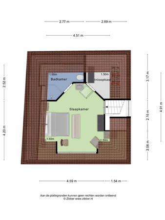 Floorplan - Rimmelandstraat 11, 4461 KZ Goes