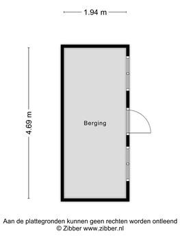 Floorplan - Eigenhaardstraat 43, 4331 HR Middelburg