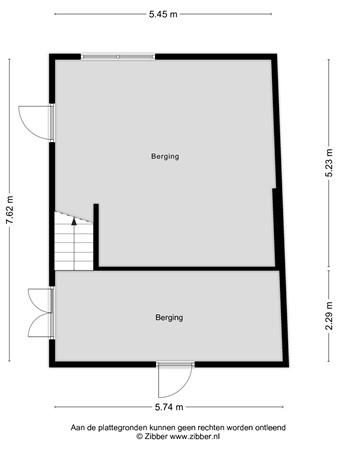 Floorplan - Westsingel 24-26, 4461 DL Goes