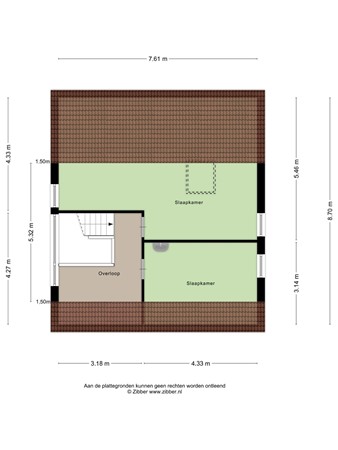 Floorplan - Elstarstraat 106, 4421 DT Kapelle