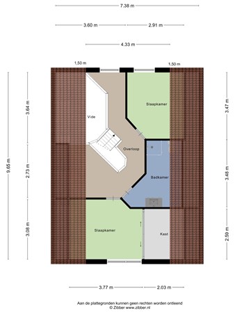 Floorplan - Prinses Wilhelminastraat 10, 4435 AH Baarland